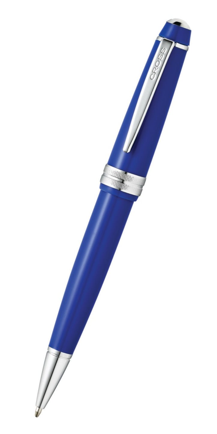 Bailey Light™ Polished Blue Resin Ballpoint Pen