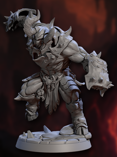 Infernal Ravengers Miniature Set – Demonic Brute Warriors