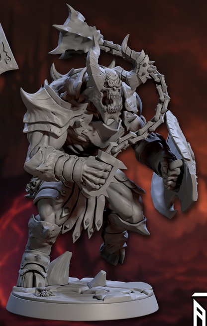 Infernal Ravengers Miniature Set – Demonic Brute Warriors