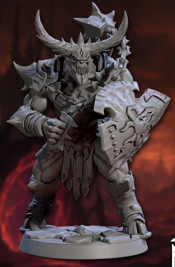 Infernal Ravengers Miniature Set – Demonic Brute Warriors