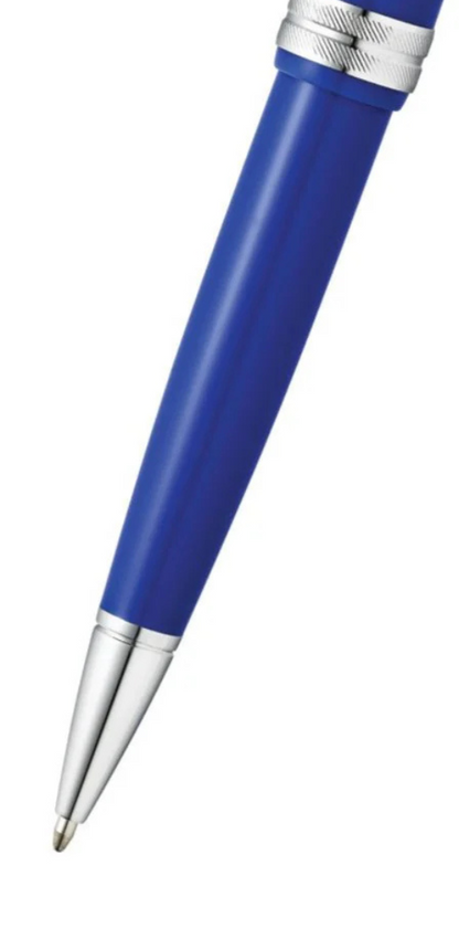 Bailey Light™ Polished Blue Resin Ballpoint Pen