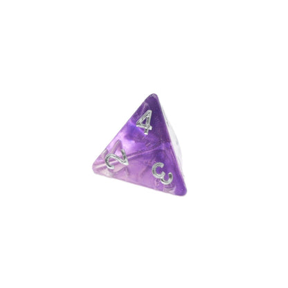 Dancing Lavender - 7 Piece DnD Dice Set | Acrylic RPG Gaming Dice