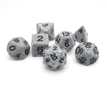 Granite Malphite - 7 Piece DnD Dice Set | Acrylic RPG Gaming Dice