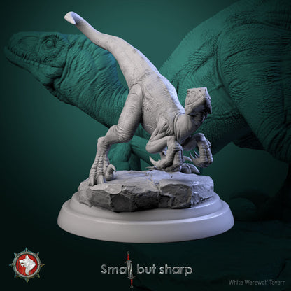 Halfling Dino Mount Set – Dinosaur Beast Miniatures