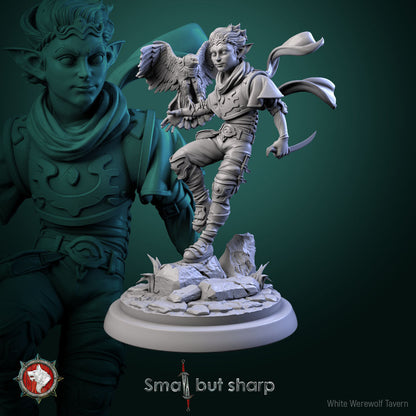 Halfling Warriors Set – Halfling Male Fighters Miniatures