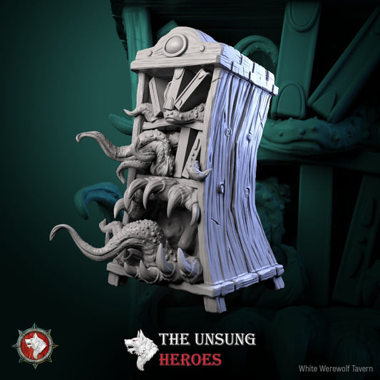Bookshelf Mimic Miniature – D&D Monster