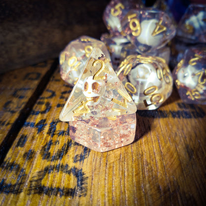 Swashbuckler - 14 Piece DnD Dice Set | Acrylic RPG Gaming Dice