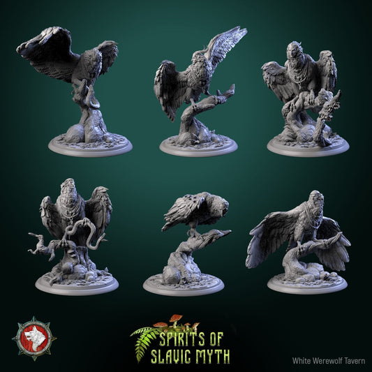Sirins Set – Slavic Myth Creature Miniatures