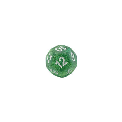 Spearmint Drop - 7 Piece DnD Dice Set | Acrylic RPG Gaming Dice