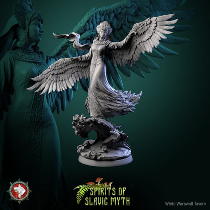 The Swan Princess Set – Slavic Spirit Female Miniature & Bust