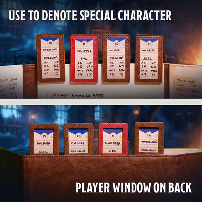 Initiative Trackers - Magnetic Turn Order Cards for D&D 5e and TTRPG Combat Management