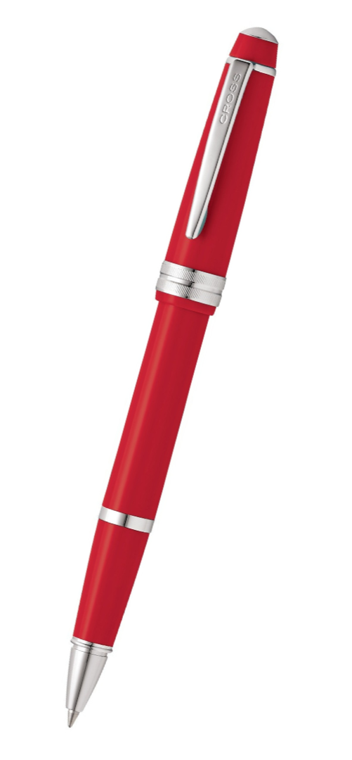Bailey Light™ Polished Red Resin Rollerball Pen