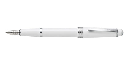 Bailey Light™ Polished White Resin Medium Nib Fountain Pen