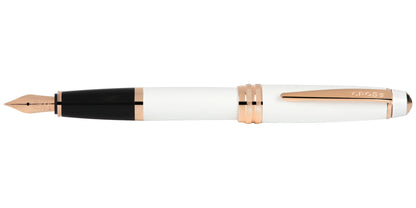 Bailey™ Pearlescent White Lacquer Fine Nib Fountain Pen