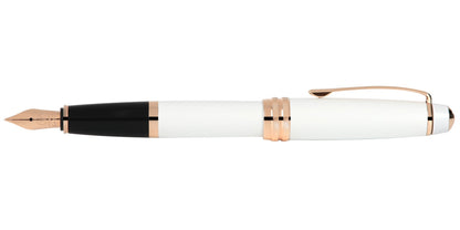 Bailey™ Pearlescent White Lacquer Fine Nib Fountain Pen